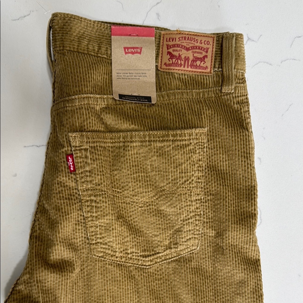 Levi's Men's Camel Corduroy 33 x 30 Pants - Picture 8 of 9